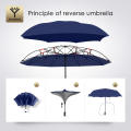 OEM Amazon 12K Inversé Umbrel à vent automatique 3 parapluie inverse pliant
